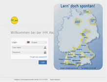 Tablet Screenshot of ihk-adhoc-dls.learningsystem.de